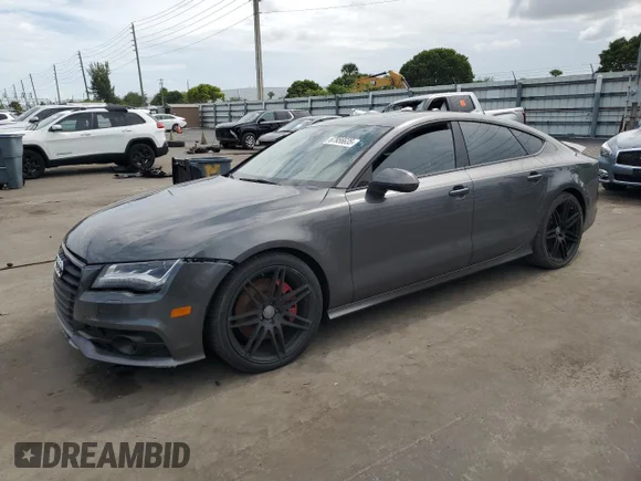 ✅ 2014 Audi A7 Prestige • VIN: WAU2GAFC3EN035327 • Lot: 67956635. Listed on Copart with Not provided. Free auction sales archive from the USA and detailed vehicle history report at DreamBid. Image 1.