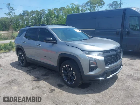 ✅ 2025 Chevrolet Equinox FWD RS • VIN: 3GNAXLEG8SL170322 • Lot: 45038162. Wystawiony na IAAI z przebiegiem 21 835 mil. Bezpłatny archiwum sprzedaży aukcyjnych z USA i szczegółowy raport historii pojazdu na DreamBid. Zdjęcie 1.