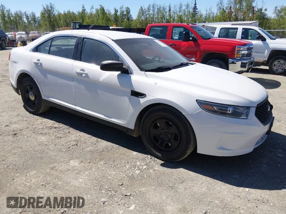 ✅ 2018 Ford Police Interceptor • VIN: 1FAHP2L82JG141601 • Lot: 45166024. Listed on IAAI with 96,176 mi. Free auction sales archive from the USA and detailed vehicle history report at DreamBid. Image 1.