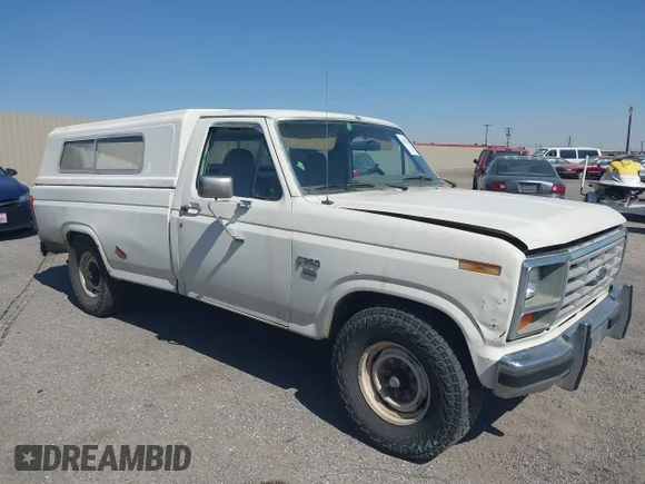 ✅ 1985 Ford F-250 • VIN: 1FTHF2510FPA88112 • Lot: 42871694. Listed on IAAI with 8,209 mi. Free auction sales archive from the USA and detailed vehicle history report at DreamBid. Image 1.