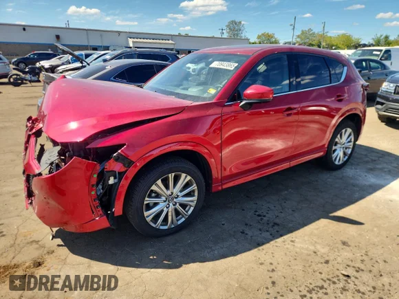 ✅ 2023 Mazda CX-5 Signature • VIN: JM3KFBXY1P0124276 • Lot: 70943865. Wystawiony na Copart z przebiegiem 49 857 mil. Bezpłatny archiwum sprzedaży aukcyjnych z USA i szczegółowy raport historii pojazdu na DreamBid. Zdjęcie 1.