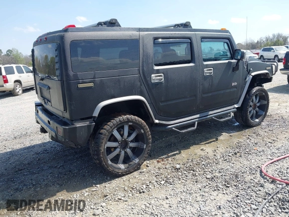 ✅ 2005 Hummer H2 SUV • VIN: 5GRGN23U45H125150 • Lot: 44586627. Wystawiony na IAAI z przebiegiem Nie podano. Bezpłatny archiwum sprzedaży aukcyjnych z USA i szczegółowy raport historii pojazdu na DreamBid. Zdjęcie 4.