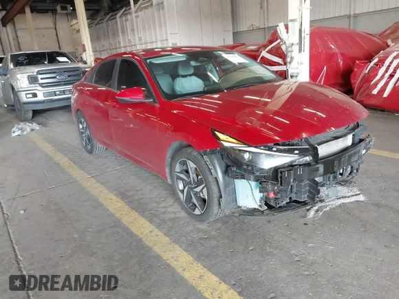 ✅ 2023 Hyundai Elantra Limited • VIN: KMHLN4AJ5PU033300 • Lot: 44856817. Wystawiony na IAAI z przebiegiem 51 699 mil. Bezpłatny archiwum sprzedaży aukcyjnych z USA i szczegółowy raport historii pojazdu na DreamBid. Zdjęcie 1.