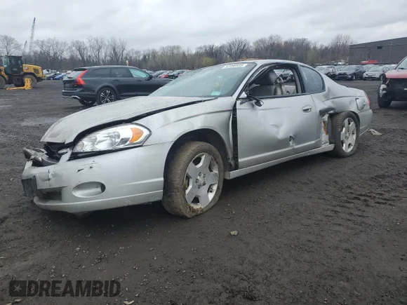 ✅ 2007 Chevrolet Monte Carlo LT • VIN: 2G1WK15K479177356 • Lot: 52896935. Wystawiony na Copart z przebiegiem 200 304 mil. Bezpłatny archiwum sprzedaży aukcyjnych z USA i szczegółowy raport historii pojazdu na DreamBid. Zdjęcie 1.