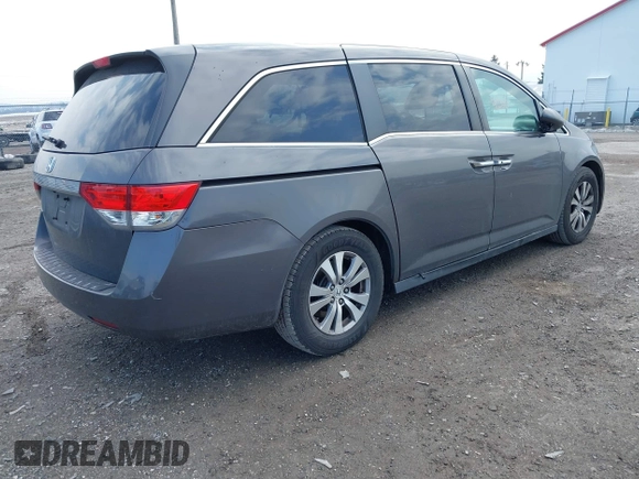 ✅ 2014 Honda Odyssey EX-L • VIN: 5FNRL5H61EB107751 • Lot: 44404200. Wystawiony na IAAI z przebiegiem 232 453 mil. Bezpłatny archiwum sprzedaży aukcyjnych z USA i szczegółowy raport historii pojazdu na DreamBid. Zdjęcie 4.