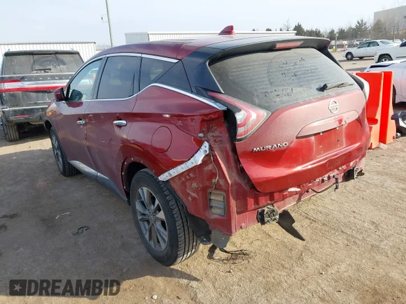 ✅ 2017 Nissan Murano SL • VIN: 5N1AZ2MG3HN129812 • Lot: 44395110. Wystawiony na IAAI z przebiegiem 90 369 mil. Bezpłatny archiwum sprzedaży aukcyjnych z USA i szczegółowy raport historii pojazdu na DreamBid. Zdjęcie 3.