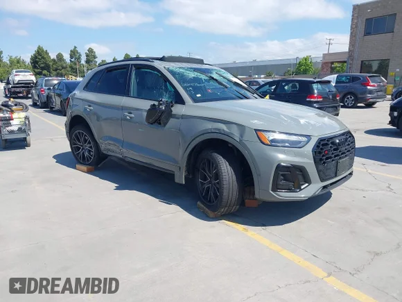 ✅ 2021 Audi SQ5 Prestige • VIN: WA1C4AFY0M2013467 • Lot: 45047508. Listed on IAAI with 57,562 mi. Free auction sales archive from the USA and detailed vehicle history report at DreamBid. Image 1.