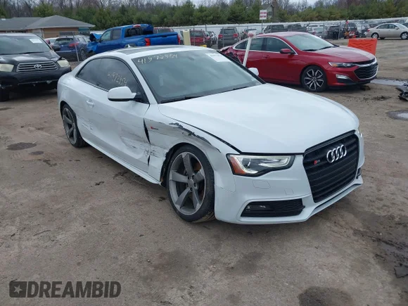 ✅ 2014 Audi S5 Premium Plus • VIN: WAUCGAFR3EA040611 • Lot: 41972954. Listed on IAAI with 79,716 mi. Free auction sales archive from the USA and detailed vehicle history report at DreamBid. Image 1.