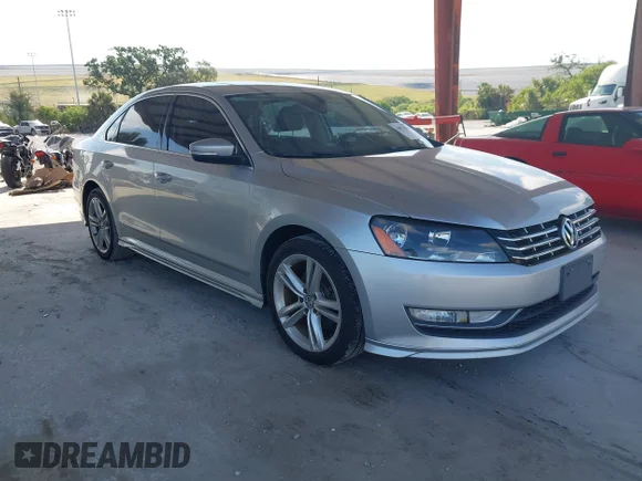 ✅ 2015 Volkswagen Passat SEL Premium • VIN: 1VWCM7A35FC021269 • Lot: 44971878. Listed on IAAI with 78,821 mi. Free auction sales archive from the USA and detailed vehicle history report at DreamBid. Image 1.