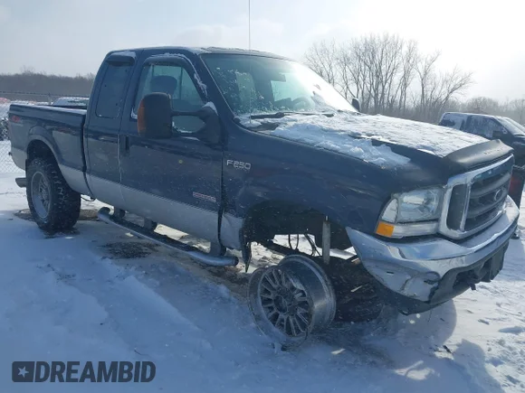 ✅ 2004 Ford F-250 XL • VIN: 1FTNX21P04EB08426 • Lot: 44101119. Listed on IAAI with 98,939 mi. Free auction sales archive from the USA and detailed vehicle history report at DreamBid. Image 1.