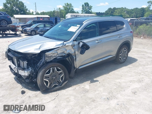 ✅ 2021 Hyundai Santa Fe Limited • VIN: 5NMS4DAL8MH356537 • Lot: 42519456. Wystawiony na IAAI z przebiegiem 21 634 mil. Bezpłatny archiwum sprzedaży aukcyjnych z USA i szczegółowy raport historii pojazdu na DreamBid. Zdjęcie 2.