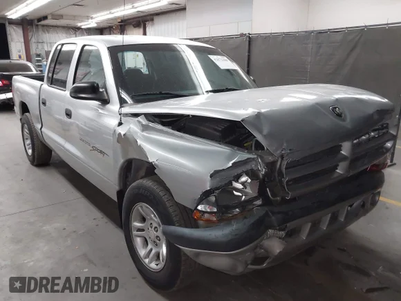 ✅ 2001 Dodge Dakota Sport • VIN: 1B7GL2AX01S123347 • Lot: 42872308. Listed on IAAI with 161,373 mi. Free auction sales archive from the USA and detailed vehicle history report at DreamBid. Image 1.