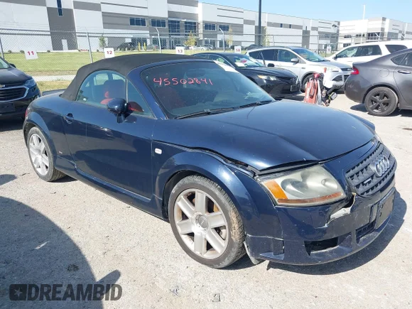 ✅ 2005 Audi TT • VIN: TRUUF28N951004969 • Лот: 45502841. Опубліковано раніше на IAAI з пробігом 116 426 миль. Безкоштовний доступ до архіву аукціонних продажів зі США та докладний звіт про історію автомобіля на DreamBid. Зображення 1.
