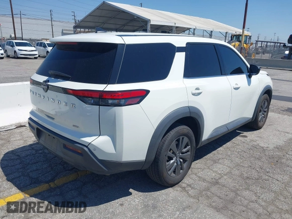 ✅ 2023 Nissan Pathfinder S • VIN: 5N1DR3AC1PC237313 • Lot: 44934838. Wystawiony na IAAI z przebiegiem 76 718 mil. Bezpłatny archiwum sprzedaży aukcyjnych z USA i szczegółowy raport historii pojazdu na DreamBid. Zdjęcie 4.
