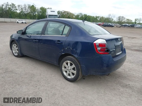 ✅ 2007 Nissan Sentra 2.0 • VIN: 3N1AB61E87L622020 • Lot: 45065432. Wystawiony na IAAI z przebiegiem 124 130 mil. Bezpłatny archiwum sprzedaży aukcyjnych z USA i szczegółowy raport historii pojazdu na DreamBid. Zdjęcie 3.