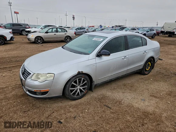 ✅ 2007 Volkswagen Passat 2.0T • VIN: WVWAK73C27P138041 • Lot: 93636885. Listed on Copart with 187,329 mi. Free auction sales archive from the USA and detailed vehicle history report at DreamBid. Image 1.