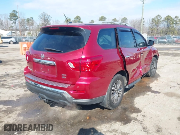 ✅ 2017 Nissan Pathfinder SL • VIN: 5N1DR2MM3HC674892 • Lot: 44359422. Wystawiony na IAAI z przebiegiem 163 469 mil. Bezpłatny archiwum sprzedaży aukcyjnych z USA i szczegółowy raport historii pojazdu na DreamBid. Zdjęcie 4.