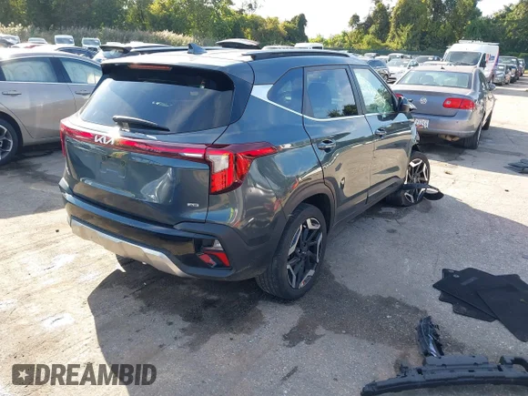 ✅ 2024 Kia Seltos SX • VIN: KNDETCA71R7489510 • Лот: 43351675. Опубликован ранее на IAAI с пробегом 48 400 миль. Бесплатный доступ к архиву аукционных продаж из США и подробный отчёт об истории автомобиля на DreamBid. Изображение 4.