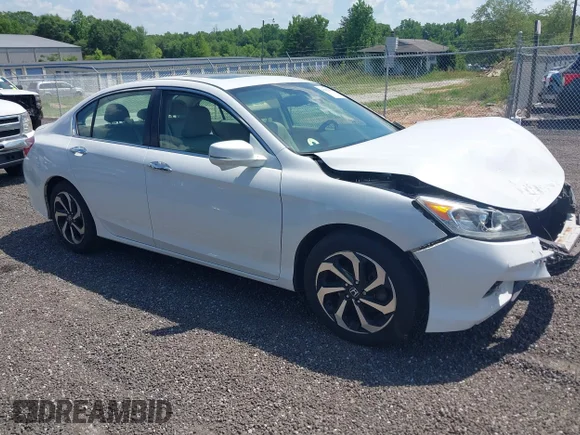 ✅ 2016 Honda Accord EX-L • VIN: 1HGCR2F80GA136422 • Лот: 45151593. Опубліковано раніше на IAAI з пробігом 87 489 миль. Безкоштовний доступ до архіву аукціонних продажів зі США та докладний звіт про історію автомобіля на DreamBid. Зображення 1.