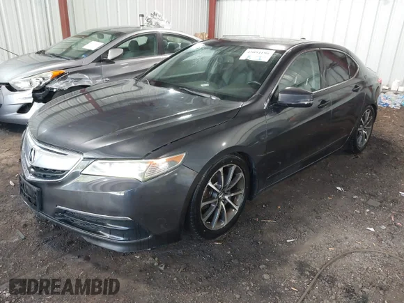 ✅ 2015 Acura TLX V6 • VIN: 19UUB2F33FA016318 • Lot: 45094190. Wystawiony na IAAI z przebiegiem 126 703 mil. Bezpłatny archiwum sprzedaży aukcyjnych z USA i szczegółowy raport historii pojazdu na DreamBid. Zdjęcie 2.