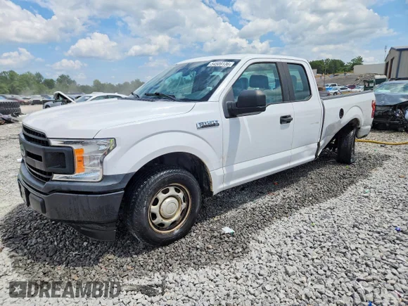 ✅ 2019 Ford F-150 XL • VIN: 1FTEX1CB1KKC18184 • Lot: 54509136. Listed on Copart with 225,575 mi. Free auction sales archive from the USA and detailed vehicle history report at DreamBid. Image 1.
