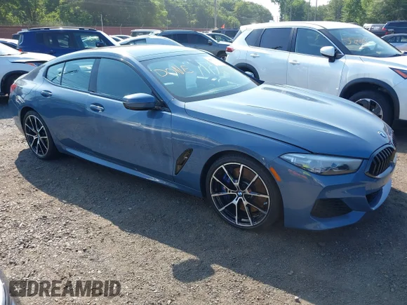✅ 2022 BMW 8 Series M850i • VIN: WBAGV8C02NCH89994 • Lot: 42771379. Listed on IAAI with 60,519 mi. Free auction sales archive from the USA and detailed vehicle history report at DreamBid. Image 1.