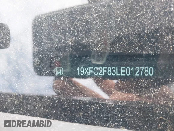 ✅ 2020 Honda Civic Sport • VIN: 19XFC2F83LE012780 • Lot: 44895583. Listed on IAAI with 122,845 mi. Free auction sales archive from the USA and detailed vehicle history report at DreamBid. Image 9.