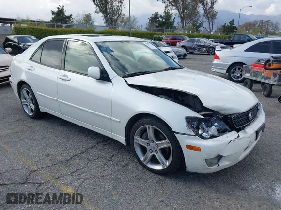 ✅ 2004 Lexus IS 300/350 • VIN: JTHBD192X40084520 • Lot: 41959378. Listed on IAAI with 215,105 mi. Free auction sales archive from the USA and detailed vehicle history report at DreamBid. Image 1.