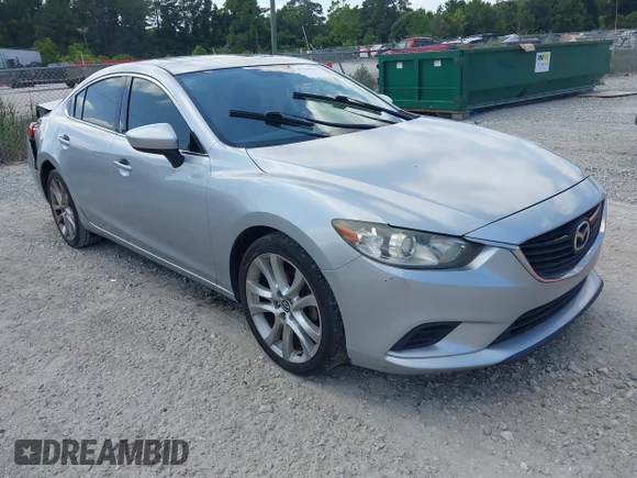 ✅ 2016 Mazda 6 i Touring • VIN: JM1GJ1V51G1452100 • Lot: 45368221. Wystawiony na IAAI z przebiegiem 140 985 mil. Bezpłatny archiwum sprzedaży aukcyjnych z USA i szczegółowy raport historii pojazdu na DreamBid. Zdjęcie 1.