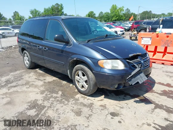✅ 2007 Dodge Grand Caravan SXT • VIN: 2D4GP44L37R242354 • Lot: 45180350. Listed on IAAI with 194,215 mi. Free auction sales archive from the USA and detailed vehicle history report at DreamBid. Image 1.