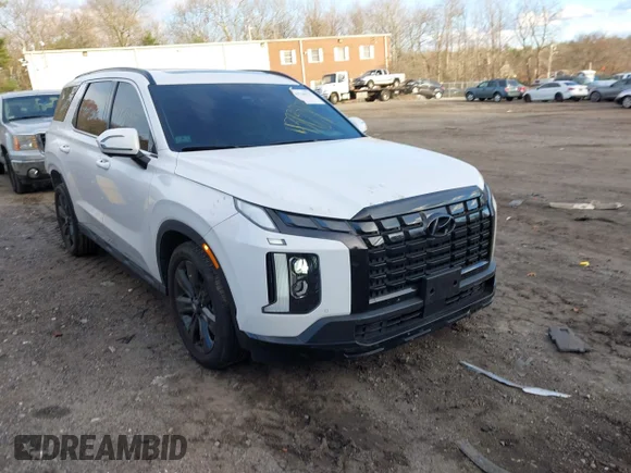 ✅ 2025 Hyundai Palisade XRT • VIN: KM8R3DGE1SU895772 • Лот: 43738177. Опубликован ранее на IAAI с пробегом 4 855 миль. Бесплатный доступ к архиву аукционных продаж из США и подробный отчёт об истории автомобиля на DreamBid. Изображение 1.