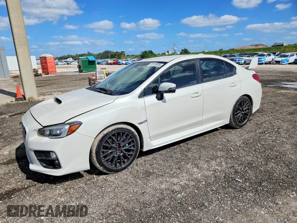 ✅ 2017 Subaru WRX STI • VIN: JF1VA2M67H9825804 • Lot: 50916086. Listed on Copart with 80,924 mi. Free auction sales archive from the USA and detailed vehicle history report at DreamBid. Image 1.