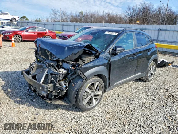 ✅ 2019 Hyundai Kona Ultimate • VIN: KM8K5CA52KU220995 • Лот: 73228935. Опубліковано раніше на Copart з пробігом 47 214 миль. Безкоштовний доступ до архіву аукціонних продажів зі США та докладний звіт про історію автомобіля на DreamBid. Зображення 1.