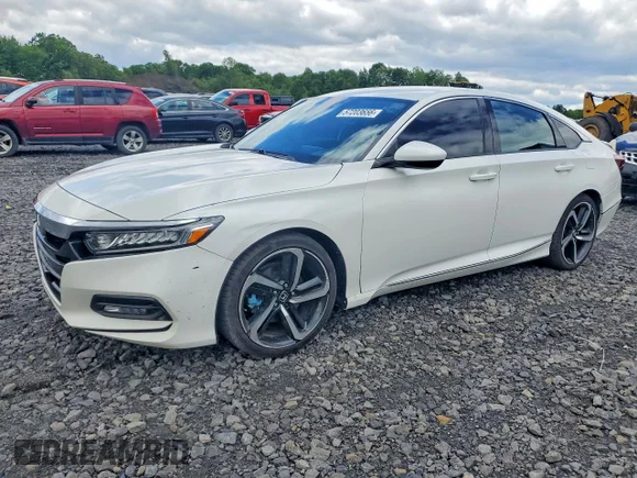 ✅ 2018 Honda Accord Sport • VIN: 1HGCV1F35JA085470 • Lot: 57203656. Listed on Copart with 88,713 mi. Free auction sales archive from the USA and detailed vehicle history report at DreamBid. Image 1.