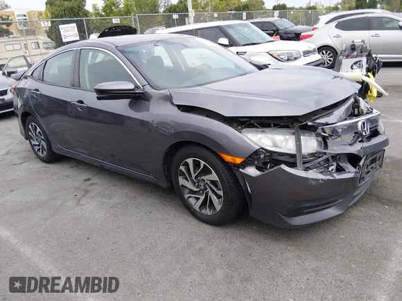 ✅ 2017 Honda Civic EX • VIN: 2HGFC2F7XHH517915 • Lot: 45366308. Wystawiony na IAAI z przebiegiem 107 162 mil. Bezpłatny archiwum sprzedaży aukcyjnych z USA i szczegółowy raport historii pojazdu na DreamBid. Zdjęcie 1.