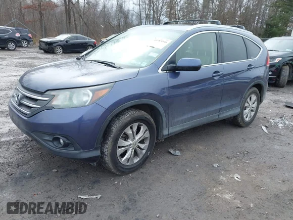 ✅ 2012 Honda CR-V EX-L • VIN: JHLRM4H7XCC020136 • Lot: 44585046. Listed on IAAI with 152,422 mi. Free auction sales archive from the USA and detailed vehicle history report at DreamBid. Image 2.