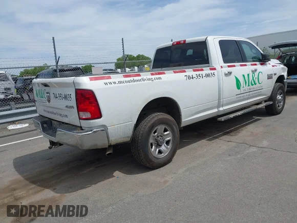 ✅ 2017 Ram 2500 SLT • VIN: 3C6TR5JT0HG624114 • Lot: 44792690. Listed on IAAI with 199,457 mi. Free auction sales archive from the USA and detailed vehicle history report at DreamBid. Image 4.