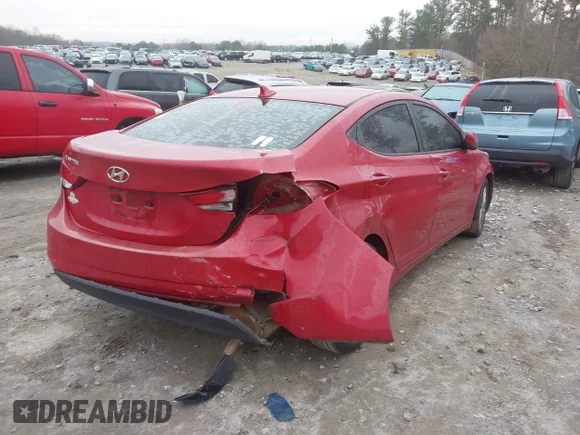 ✅ 2014 Hyundai Elantra SE • VIN: KMHDH4AE3EU149624 • Lot: 43849130. Wystawiony na IAAI z przebiegiem 187 889 mil. Bezpłatny archiwum sprzedaży aukcyjnych z USA i szczegółowy raport historii pojazdu na DreamBid. Zdjęcie 4.