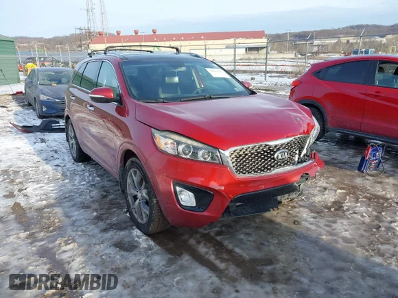 ✅ 2017 Kia Sorento SX • VIN: 5XYPKDA58HG255799 • Lot: 44086952. Listed on IAAI with 123,209 mi. Free auction sales archive from the USA and detailed vehicle history report at DreamBid. Image 1.