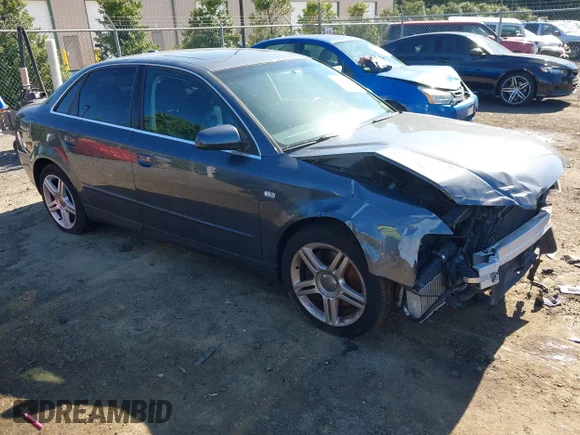 ✅ 2007 Audi A4 2.0T • VIN: WAUAF78E07A088691 • Лот: 43421179. Опубліковано раніше на IAAI з пробігом 77 900 миль. Безкоштовний доступ до архіву аукціонних продажів зі США та докладний звіт про історію автомобіля на DreamBid. Зображення 1.