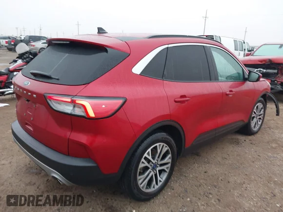 ✅ 2021 Ford Escape SEL • VIN: 1FMCU0H66MUB06702 • Lot: 44197374. Listed on IAAI with 69,312 mi. Free auction sales archive from the USA and detailed vehicle history report at DreamBid. Image 4.