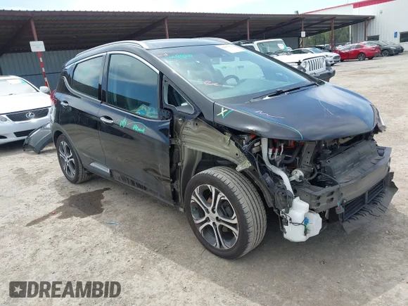 ✅ 2019 Chevrolet Bolt EV Premier • VIN: 1G1FZ6S06K4112385 • Lot: 44957012. Listed on IAAI with 100,589 mi. Free auction sales archive from the USA and detailed vehicle history report at DreamBid. Image 1.