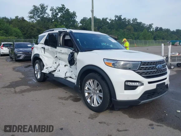 ✅ 2022 Ford Explorer King Ranch • VIN: 1FM5K7LC0NGA21178 • Lot: 43209681. Listed on IAAI with 17,549 mi. Free auction sales archive from the USA and detailed vehicle history report at DreamBid. Image 1.
