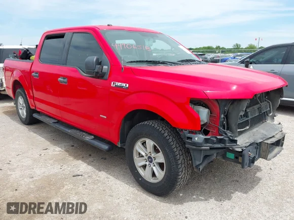 ✅ 2017 Ford F-150 XLT • VIN: 1FTEW1CG4HKC84915 • Lot: 44906518. Listed on IAAI with 129,184 mi. Free auction sales archive from the USA and detailed vehicle history report at DreamBid. Image 1.