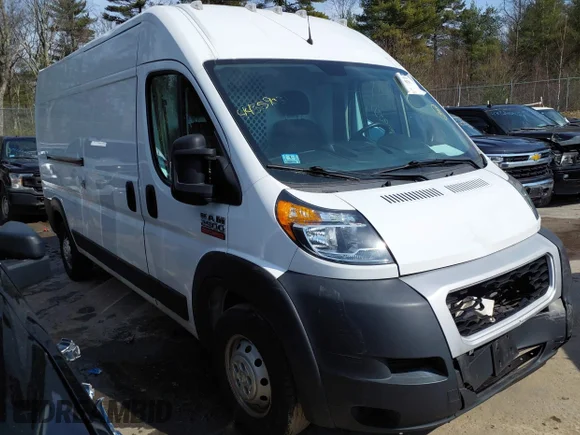 ✅ 2020 Ram ProMaster Cargo • VIN: 3C6TRVDG4LE121821 • Lot: 44359031. Listed on IAAI with 90,502 mi. Free auction sales archive from the USA and detailed vehicle history report at DreamBid. Image 1.