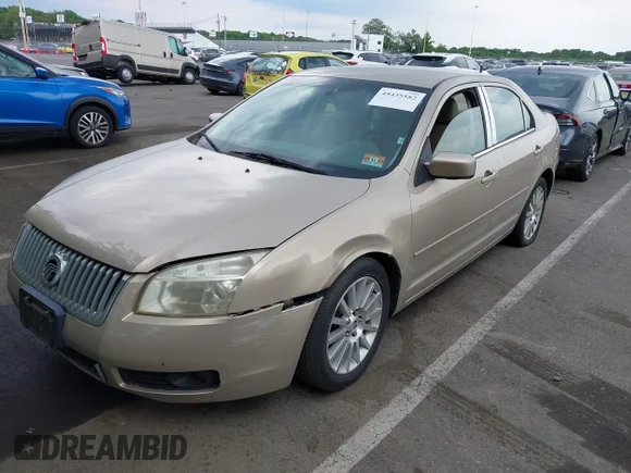 ✅ 2007 Mercury Milan Premier • VIN: 3MEHM08187R603615 • Lot: 45435582. Listed on IAAI with 104,559 mi. Free auction sales archive from the USA and detailed vehicle history report at DreamBid. Image 2.