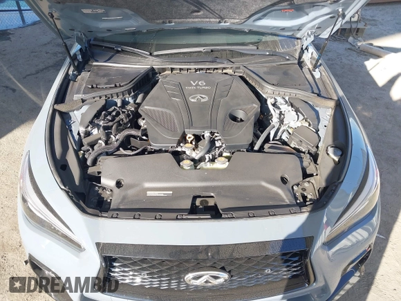✅ 2024 Infiniti Q50 Red Sport 400 • VIN: JN1FV7DP0RM660544 • Lot: 43931671. Wystawiony na IAAI z przebiegiem 7 958 mil. Bezpłatny archiwum sprzedaży aukcyjnych z USA i szczegółowy raport historii pojazdu na DreamBid. Zdjęcie 10.