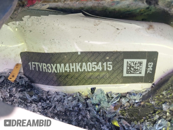 ✅ 2017 Ford Transit • VIN: 1FTYR3XM4HKA05415 • Лот: 42570398. Опубліковано раніше на IAAI з пробігом Не вказано. Безкоштовний доступ до архіву аукціонних продажів зі США та докладний звіт про історію автомобіля на DreamBid. Зображення 9.