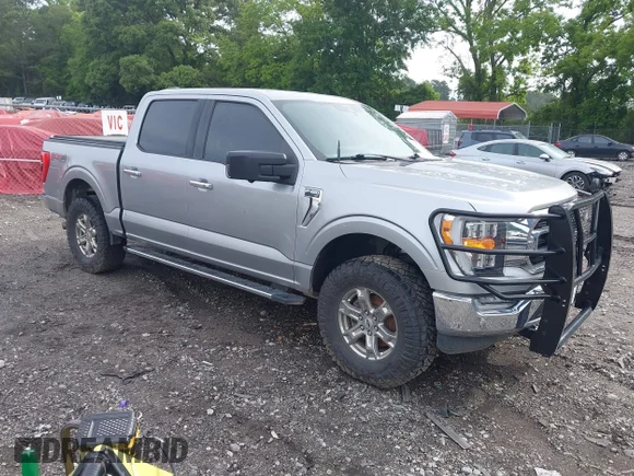 ✅ 2021 Ford F-150 Lariat • VIN: 1FTFW1E52MKF12145 • Lot: 45047318. Listed on IAAI with 75,392 mi. Free auction sales archive from the USA and detailed vehicle history report at DreamBid. Image 1.