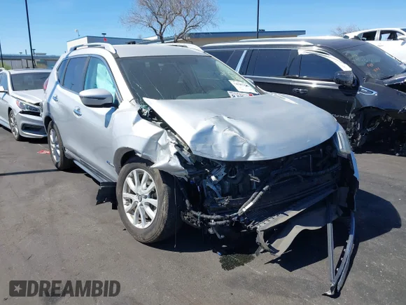✅ 2017 Nissan Rogue SV Hybrid • VIN: 5N1ET2MTXHC775554 • Lot: 44587483. Wystawiony na IAAI z przebiegiem 134 657 mil. Bezpłatny archiwum sprzedaży aukcyjnych z USA i szczegółowy raport historii pojazdu na DreamBid. Zdjęcie 1.
